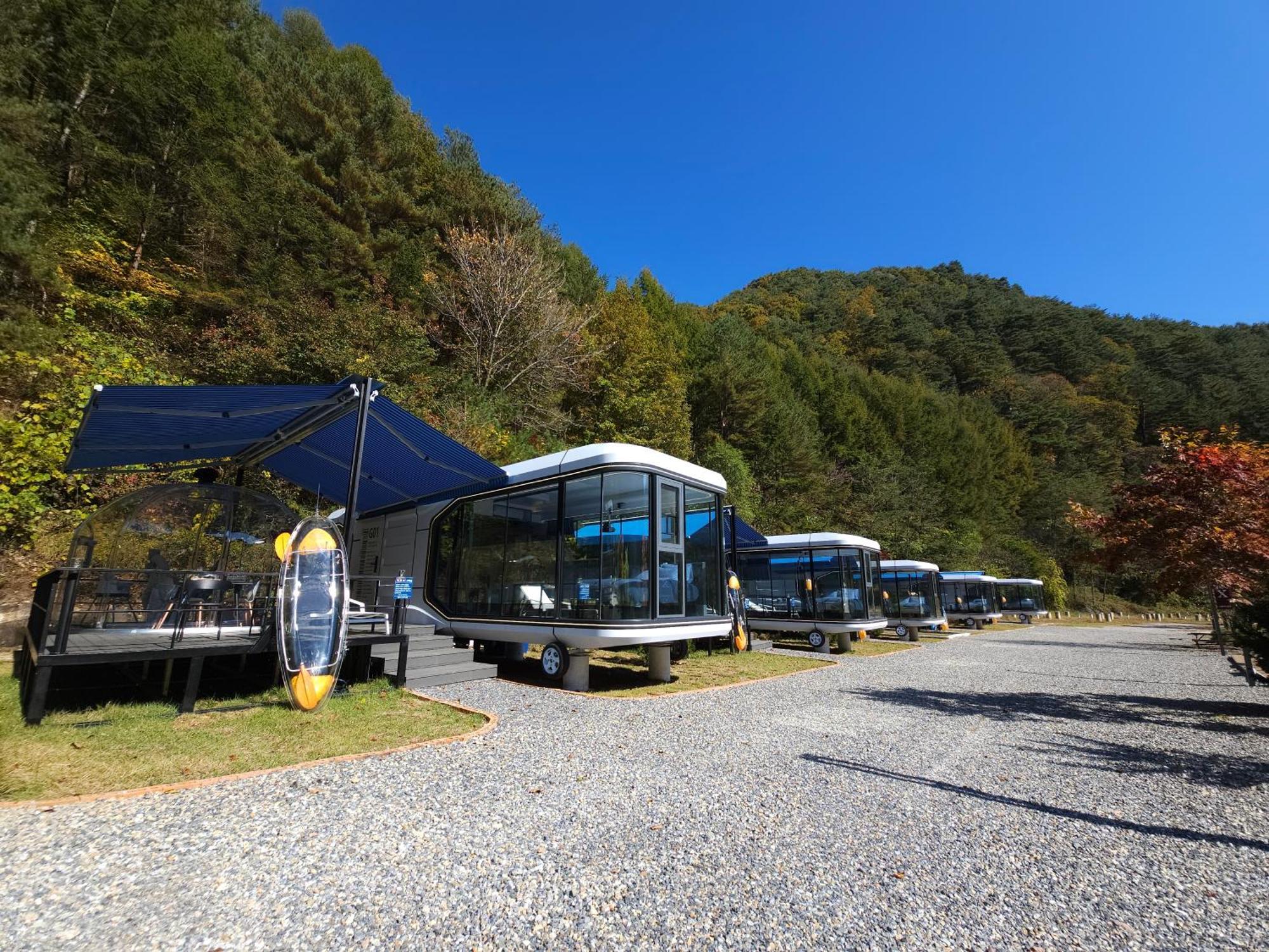 Galaxy X Hotel Type Caravan Glamping & Pension 平昌郡 エクステリア 写真